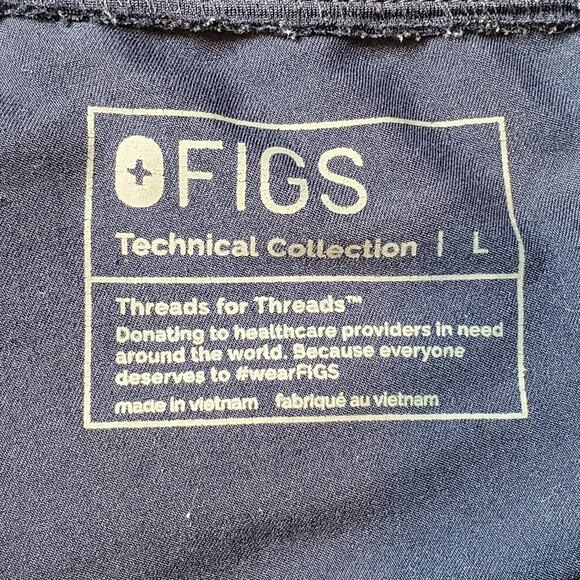 Figs Women's Size L Zamora Jogger Scrub Pants Navy Blue W18SW2005P - Picture 7 of 8